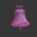 Intricate Bell Shaped Sculpture Carving With Detailed Metal Patterns And Top Decoration
