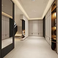 Modern Entrance 3d model