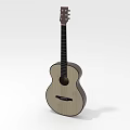 Classic Wooden Acoustic Guitar With Natural Finish And Six String Design