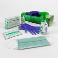 Essential Medical Devices Including Disposable Gloves Disinfectant Spray Hand Sanitizer And Masks