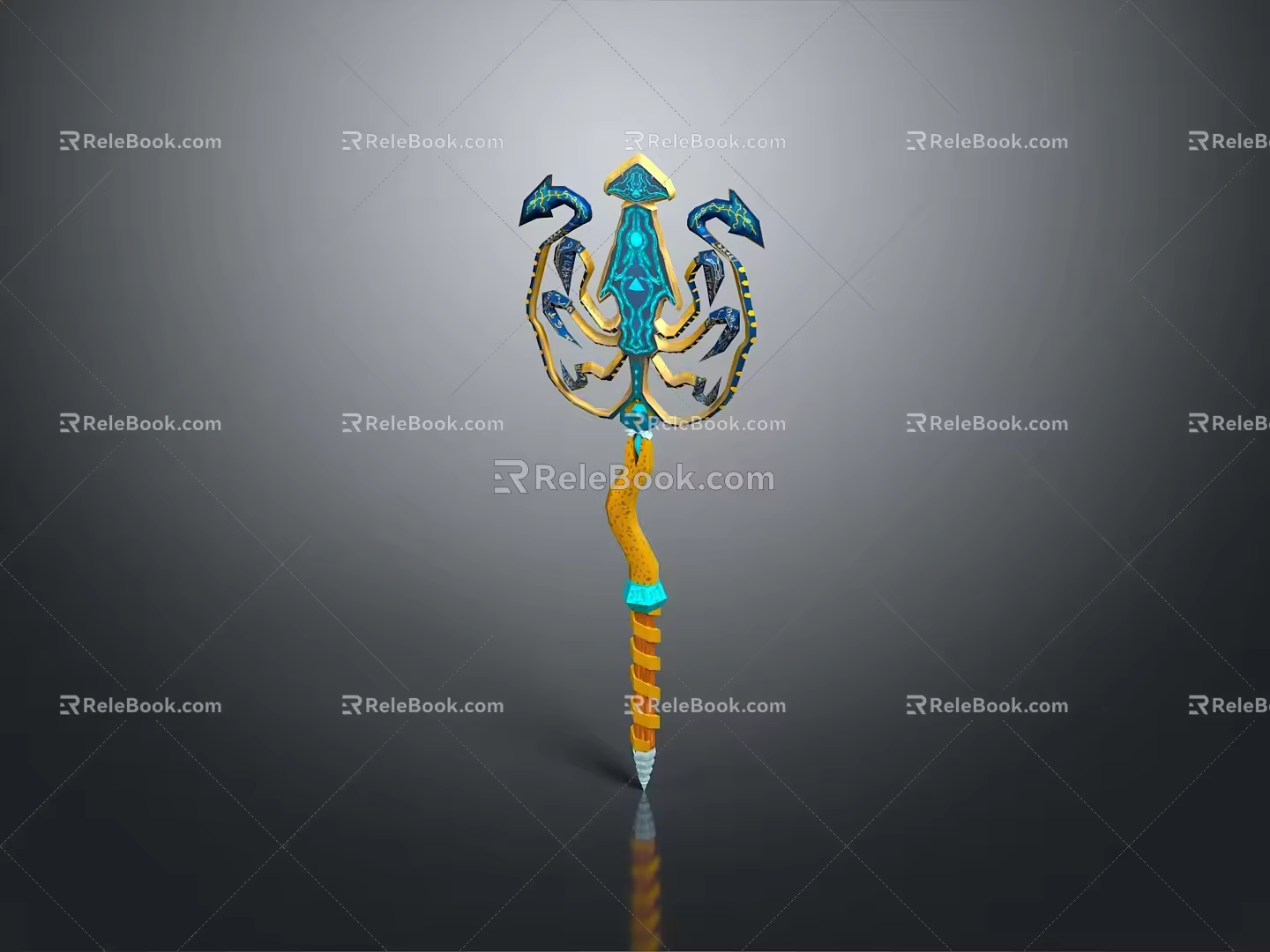 Scepter Ancient Scepter Cane Ancient Scepter Magic Scepter Metal Scepter Classical Scepter Magic Scepter 3d model