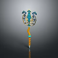 Scepter Ancient Scepter Cane Ancient Scepter Magic Scepter Metal Scepter Classical Scepter Magic Scepter 3d model