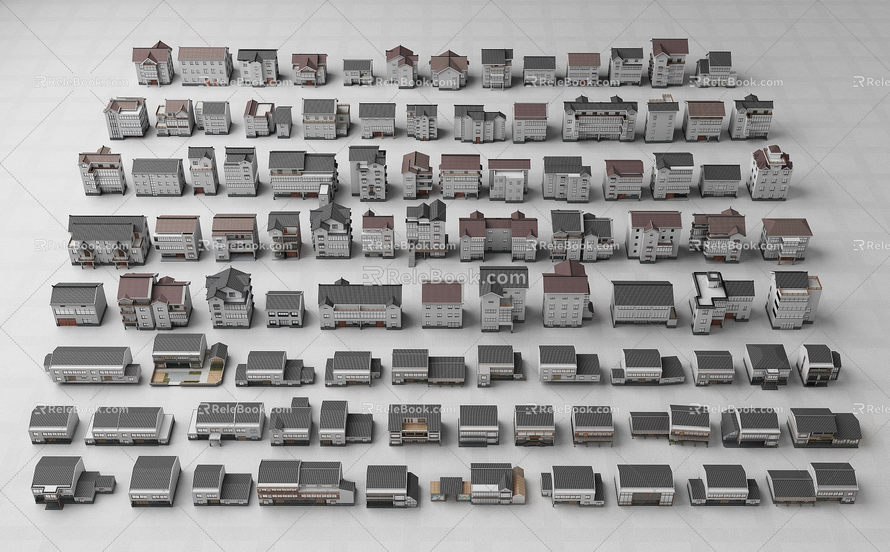 Rural Houses Rural Houses Rural Distribution Buildings Self-built Houses Rural Buildings Rural Villas Beautiful Rural Houses 3d model