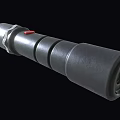 Modern Black Metal Downlight Spotlight With Red Button And Sleek Design For Home Interiors