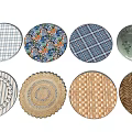 Round Rugs Featuring Various Patterns And Different Decorative Styles For Home Decoration