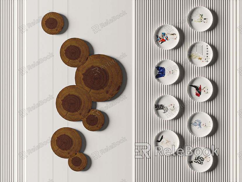 Modern wall decoration sculpture ornaments model