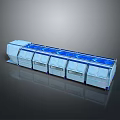 Modern High Speed Train Carriage Interior With Blue Lighting And Spacious Passenger Compartments