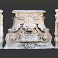 Columns Stone Columns Stone Columns Old Columns Roman Columns Roman Columns Classical Columns Greek Columns 3d model