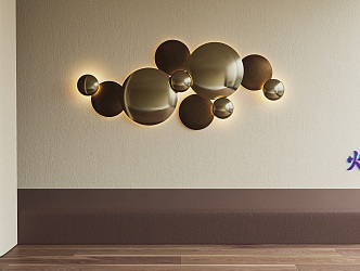 Modern Poliform wall lamp 3d model