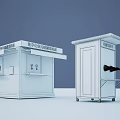 Digital Convenience Service Station And Medical Sampling Booth Modern Design Structure
