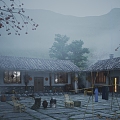 Chinese ancient house 3d model