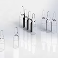 Medical Devices Featuring Syringes And Clear Glass Ampoules For Healthcare Use
