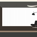 Bright Modern Minimalist Interior With Venetian Blinds Washing Machine Dryer Black Chair And Floor Lamp