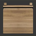 Wooden Bar Stool with High Back and Sturdy Legs for Modern Home Kitchen Bar