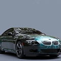 BMW sports car Sedan 3d model