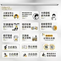 Public Civilization Reminder Signs For Gym With Exercise Rules Equipment Care And Safety Tips