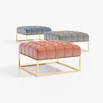 Modern minimalist sofa pedal 3d model