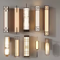 Stylish Decorative Wall Lamps With Chinese Design Elements And Various Frame Styles