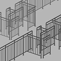 Modern Metal Railing Design With Sleek Structure For Staircase And Balcony Applications