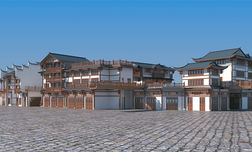 Chinese ancient building 3d model