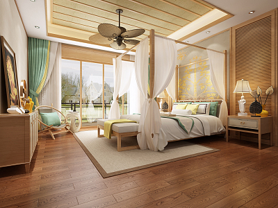 Southeast Asia Rooms 3d model