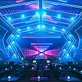 Modern Bar Clear Bar Tickahouse Area Stage 3d model