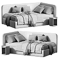 Cozy Cream Style Upholstered Kids Bed With Comfortable Bedding Offers Various Soft Neutral Color Choices