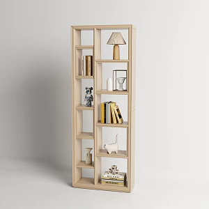 Bookshelf 3d model