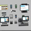 Assorted Retail POS Equipment Including Cash Registers Barcode Scanners And Receipt Printers