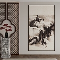 New Chinese Decorative Painting 3d model