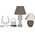 Modern Table Lamps With Diverse Designs Including Pleated Shades Metallic Bases And Ceramic Bodies