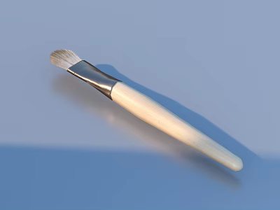 Professional Cosmetics Makeup Brush For Perfume Application And Beauty Routine 3d model