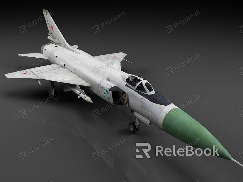 Su-15tm interceptor fighter Soviet aircraft supersonic fighter model