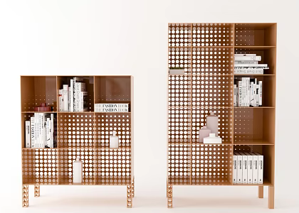 Modern Bookshelf 3d model