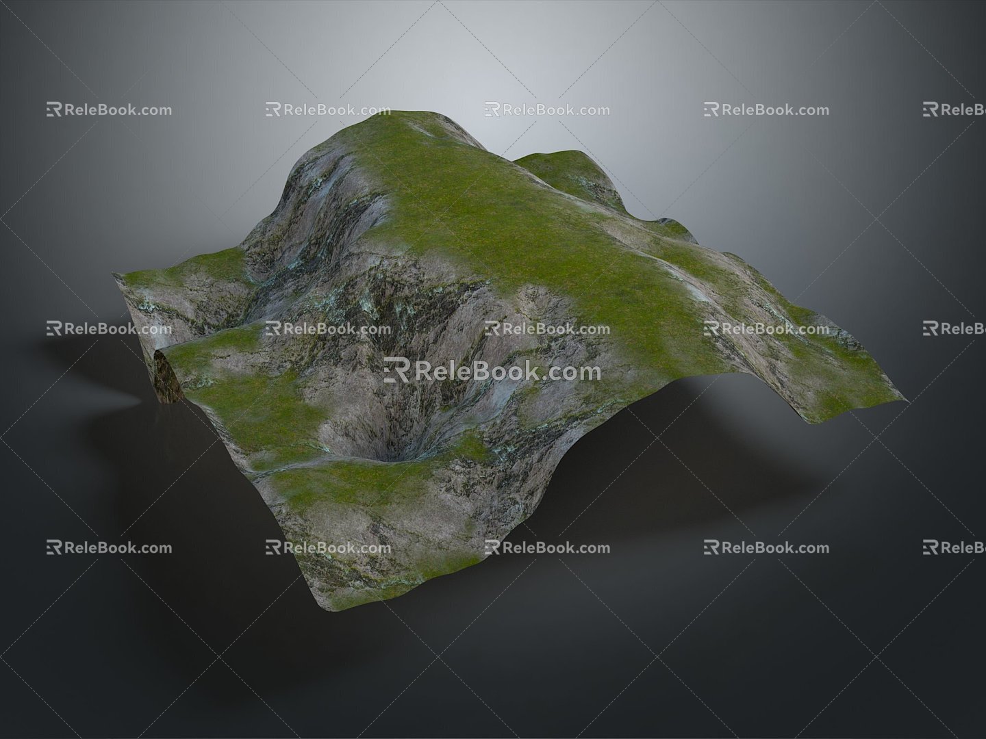 Geography, topography, mountain shape, ridge, ridge, valley, mountain range, canyon, geomorphology, mountain peak, mountain body 3d model