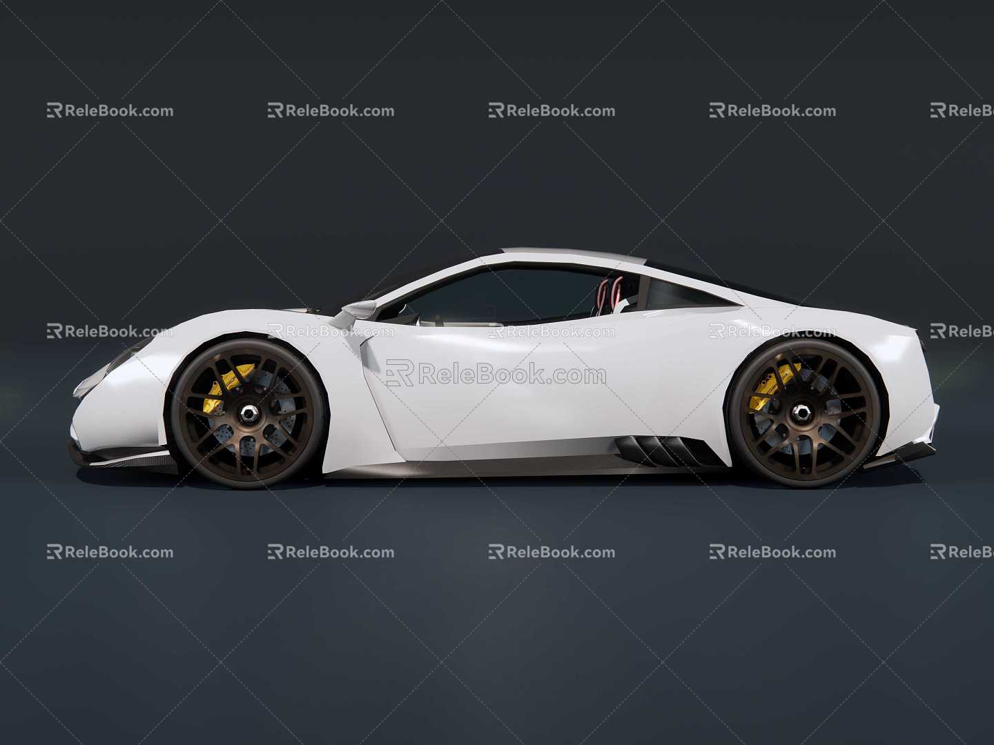 Koenigseg sports car NEG Super sports car 3d model