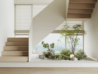 Modern Home Stairs 3d model