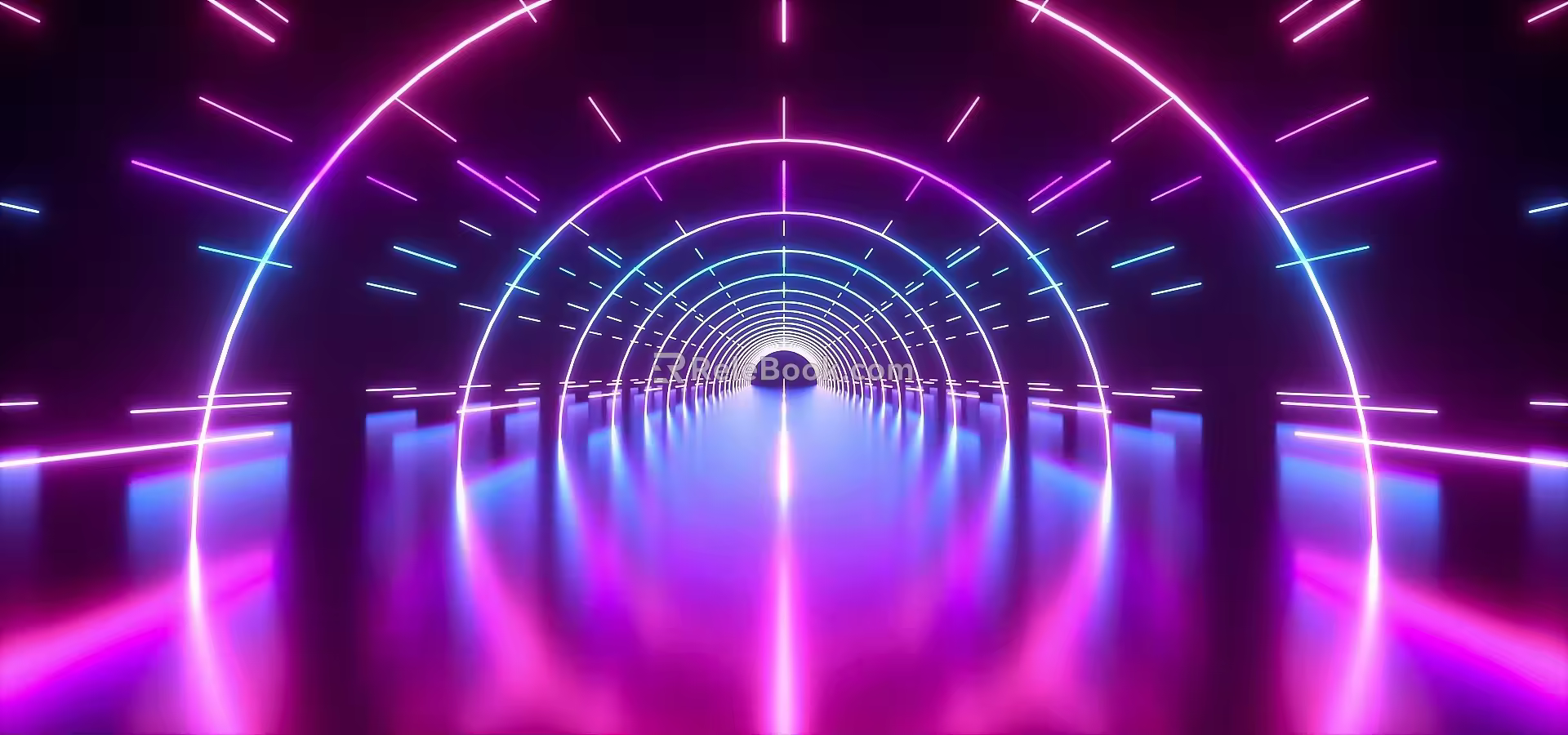 Neon Space Science Fiction Cool Space Scene E-commerce Scene C4D Scene E-commerce Background 3d model