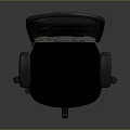 Modern Leisure Chair With Mesh Back Black Seat Armrests And Five Star Wheel Base