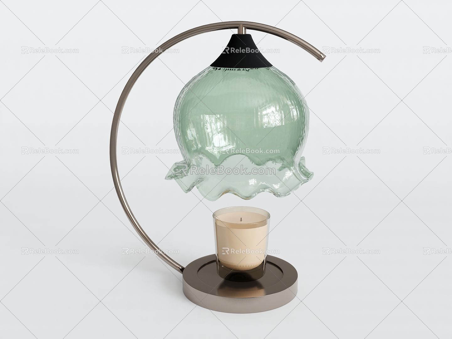 Modern French Table Lamp Table Lamp Decorative Lamp Glass Lamp 3d model