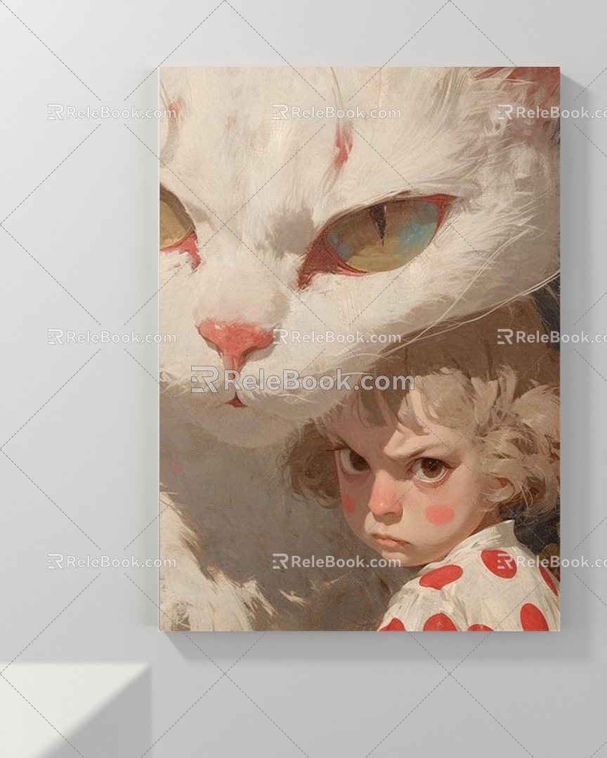 Decorative Painting Plant Painting Animal Painting Figure Painting Abstract Painting 3d model