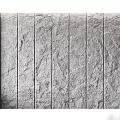 Rustic Natural Gray Stone Paneled Background Wall With Vertical Rough Textured Surface