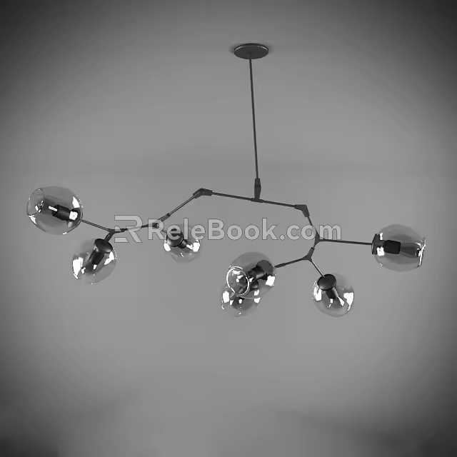 Alien chandelier 3d model
