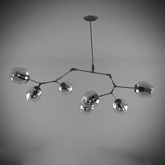 Alien chandelier 3d model