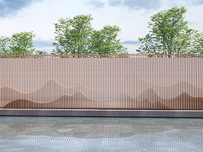 Modern Landscape Wall Landscape Wall Enclosure Wall Landscape Wall Background Wall Landscape Structure Landscape Setches model