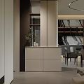 Modern Living And Dining Room Interior With Large Windows White Sofa Coffee Table And Rug