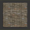 Wooden Texture Stone Cube With Natural Brown Orange Tones And Solid Structure 3d model