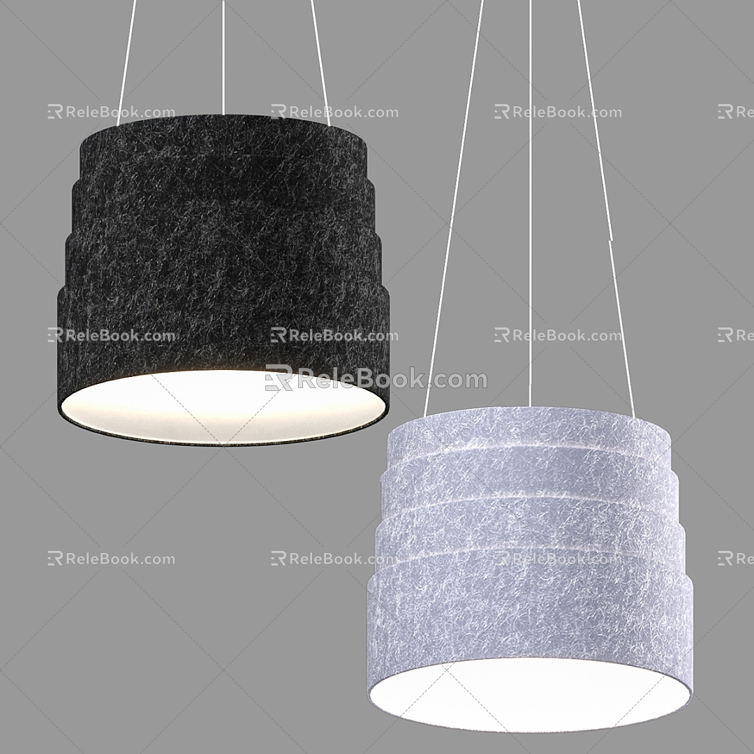 Modern Minimalist Chandelier Chandelier Simple Chandelier 3d model