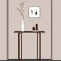 Decorative decoration combination for porch table 3d model