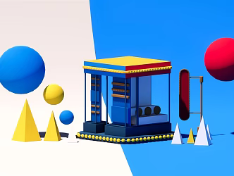 Modern Meichen e-commerce Meichen 3d model